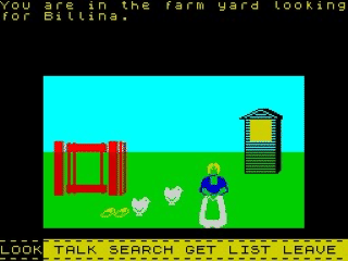 Return to Oz screenshot 2 for ZX Spectrum
